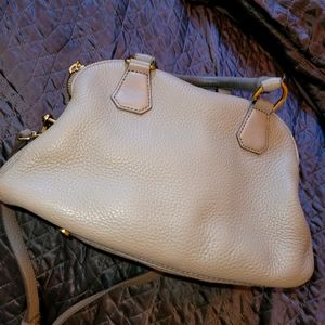 J CREW taupe leather purse